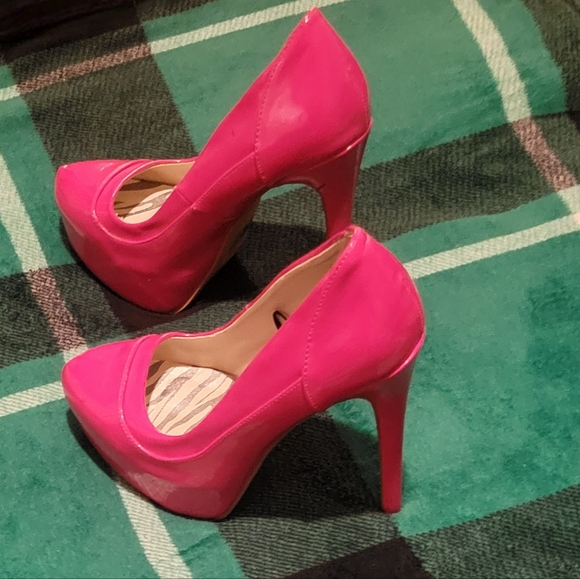 🔥🔥3XHP🔥🔥7-5-24🔥3-31-25🔥4-14-25🔥WOMENS BODY CENTRAL STILETTO PINK SIZE 7 - Picture 10 of 12